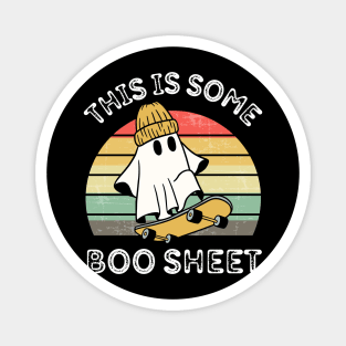 Funny Halloween Boo Ghost Costume This is Some Boo Sheet Magnet